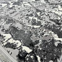 Килим з комбінованим ворсом и термоусадкой Glacia Gray 08148A