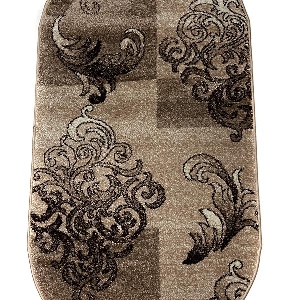 Килим фризе з невисоким ворсом Macio Beige 02584A