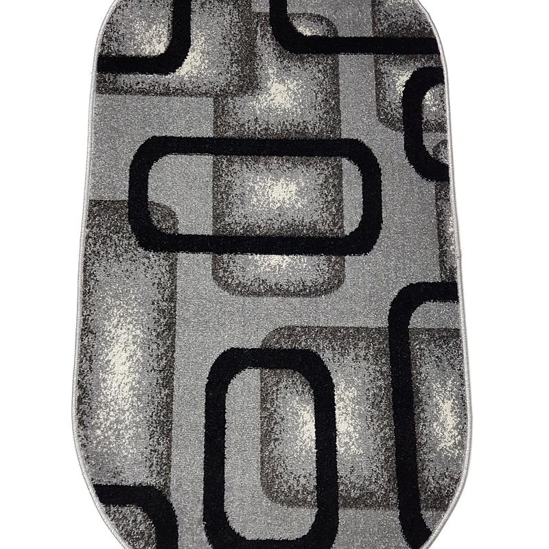 Килим фризе з невисоким ворсом Macio Gray 02574A