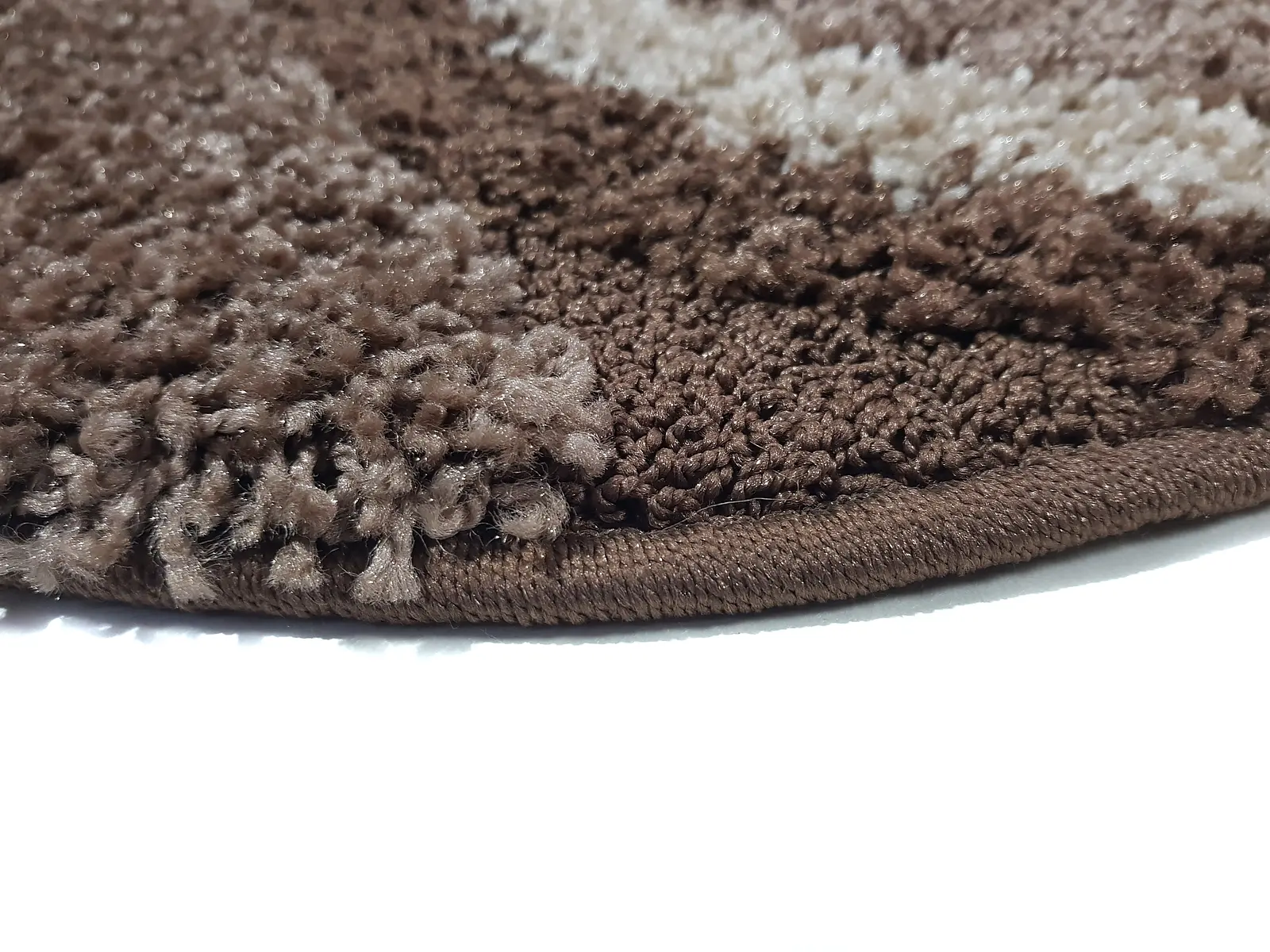 Пухнастий килим Vortax Plush Loop DARK BROWN 7641A