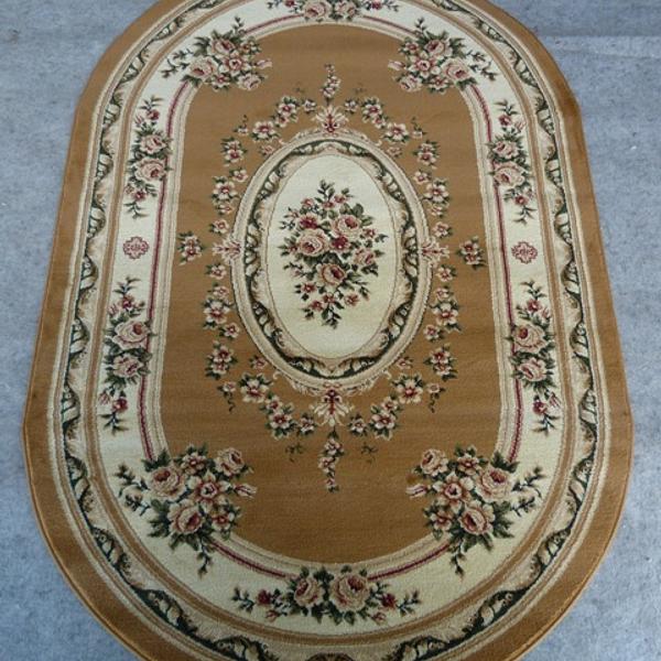 Килим хітсет з невисоким щільним ворсом Luxia MUSTARD 6199A