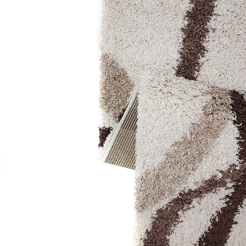 Пухнастий килим Plumis Lux cream 7368A