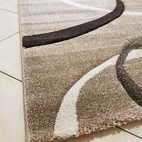 Килим з художньою стрижкою Tropica beige D508B