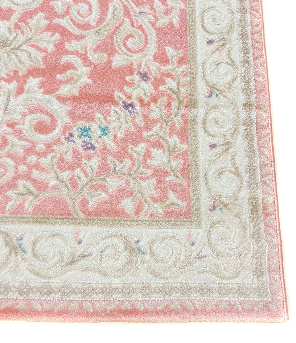 Класичний килим Flora PINK / PINK P659B