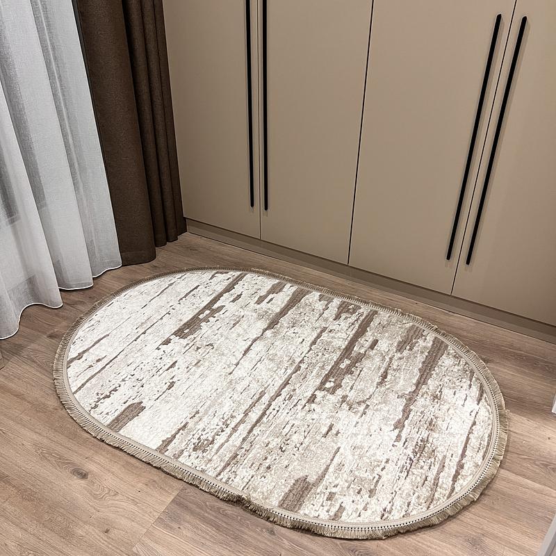 Килим з комбінованим ворсом и термоусадкой Glacia BEIGE 03648A