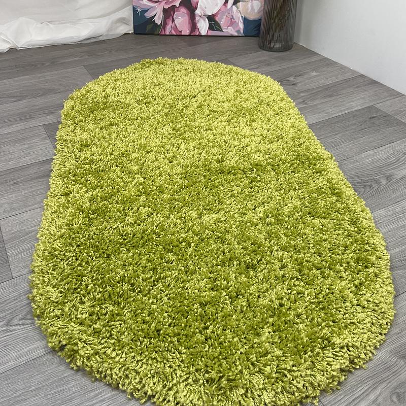 Пухнастий килим Plumis Lux LIGHT GREEN 6365A