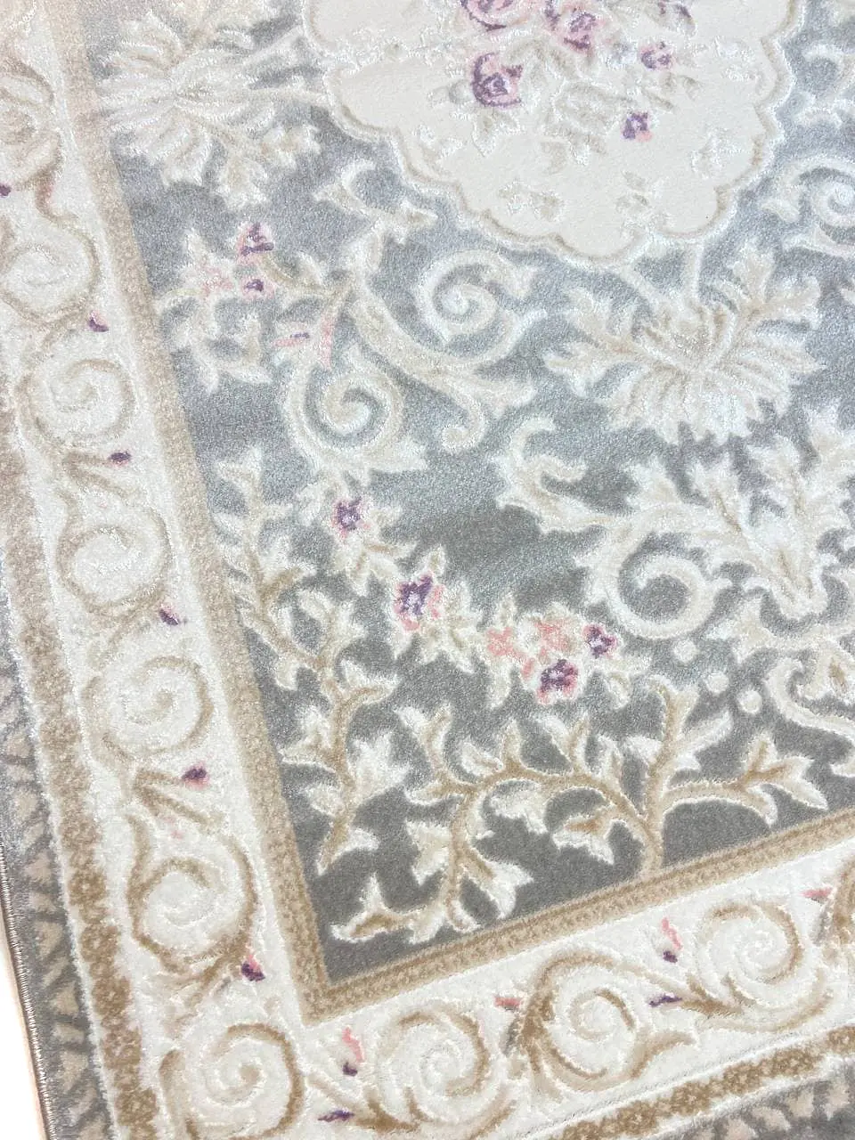 Класичний килим Flora Gray P659B