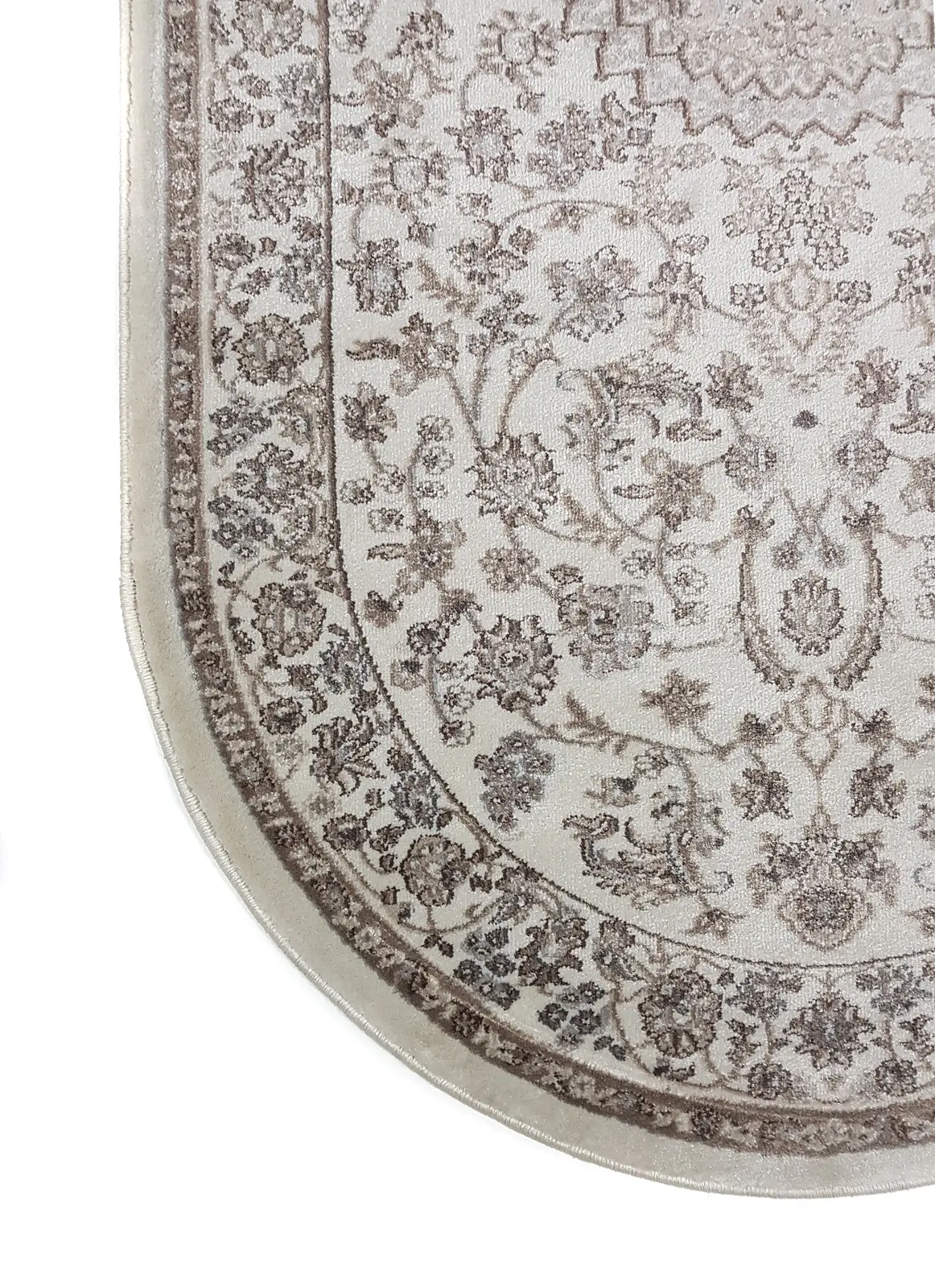 Класичний килим з поліестеру Argentum WHITE 4260D