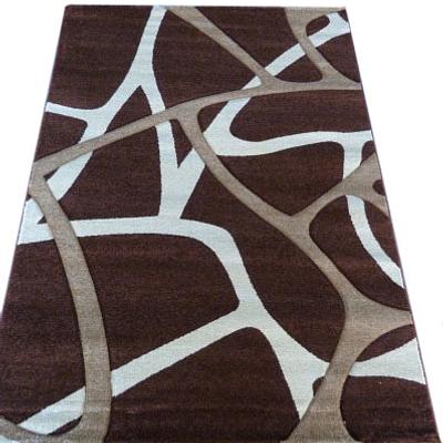 Килим з художньою стрижкою Curlex Brown 1694A
