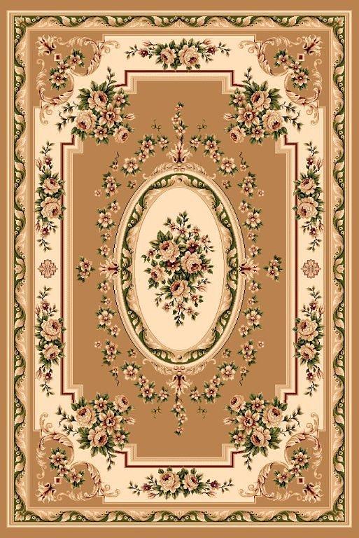 Килим хітсет з невисоким щільним ворсом Luxia MUSTARD 6199A