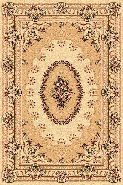 Килим хітсет з невисоким щільним ворсом Luxia Cream 5889A