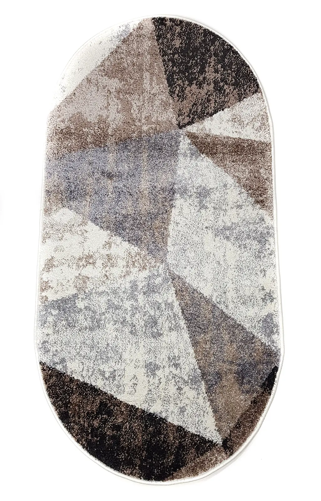 М'який килим з невисоким ворсом в виде мармура Suavis Pro W / BROWN 5926A