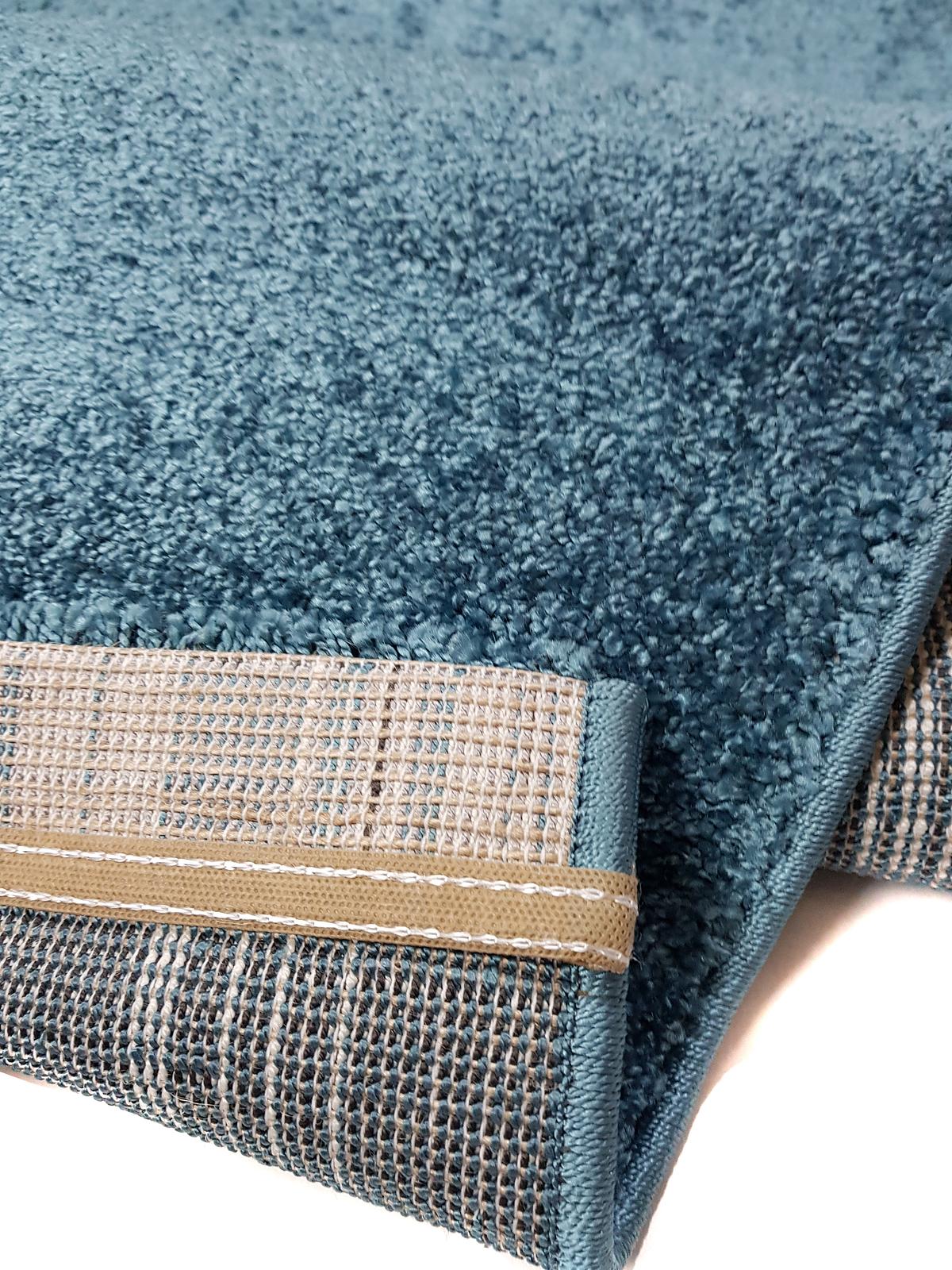 М'який килим з невисоким ворсом Однотонний Suavis Pro TURQUOISE / TURQUOISE 3849A