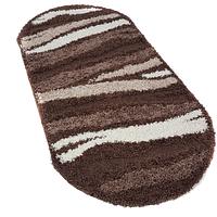 Ворсистий килимок Plush Loop DARK BROWN 8014A