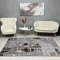 Килим з невисоким ворсом Mara сірий Gray 24037/123