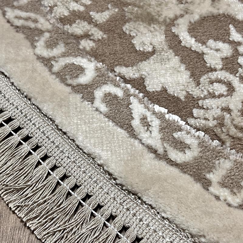 Килим з комбінованим ворсом и термоусадкой Glacia BEIGE 03977A