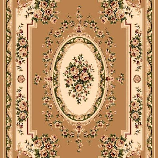 Килим хітсет з невисоким щільним ворсом Luxia MUSTARD 6199A
