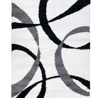 Пухнастий килим Plumis Lux WHITE 7368В