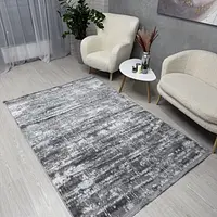 Килим з невисоким ворсом Vortex Сірий 2701B K.GRI / A.GRI