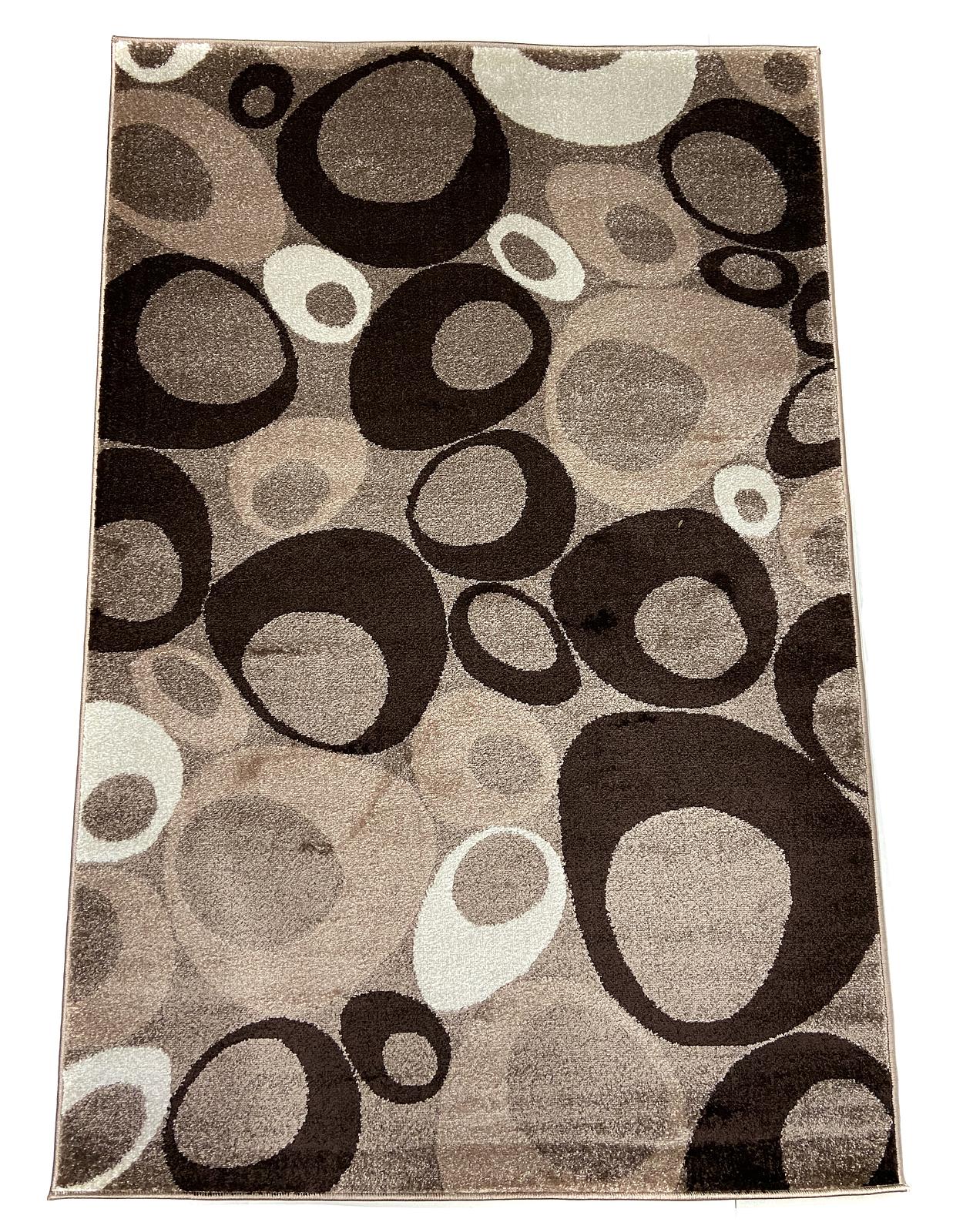 Килим фризе з невисоким ворсом Macio Beige 02577A