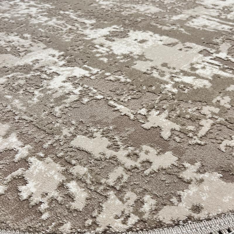 Килим з комбінованим ворсом и термоусадкой Glacia BEIGE 03935A