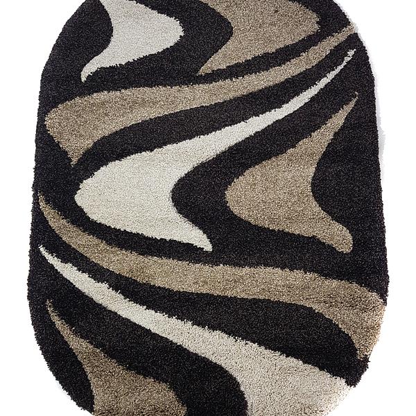Ворсистий килимок Plush Loop DARK BROWN 8254A