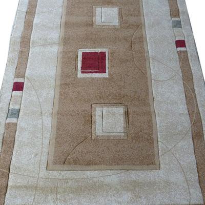 Килим високощільний з художественной стрижкой Elara Cream 5789B