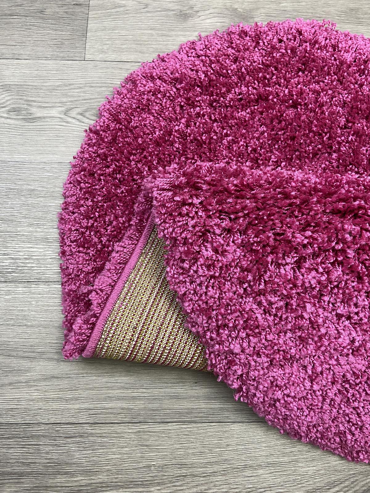 Пухнастий килим Plumis Lux PINK 6365A