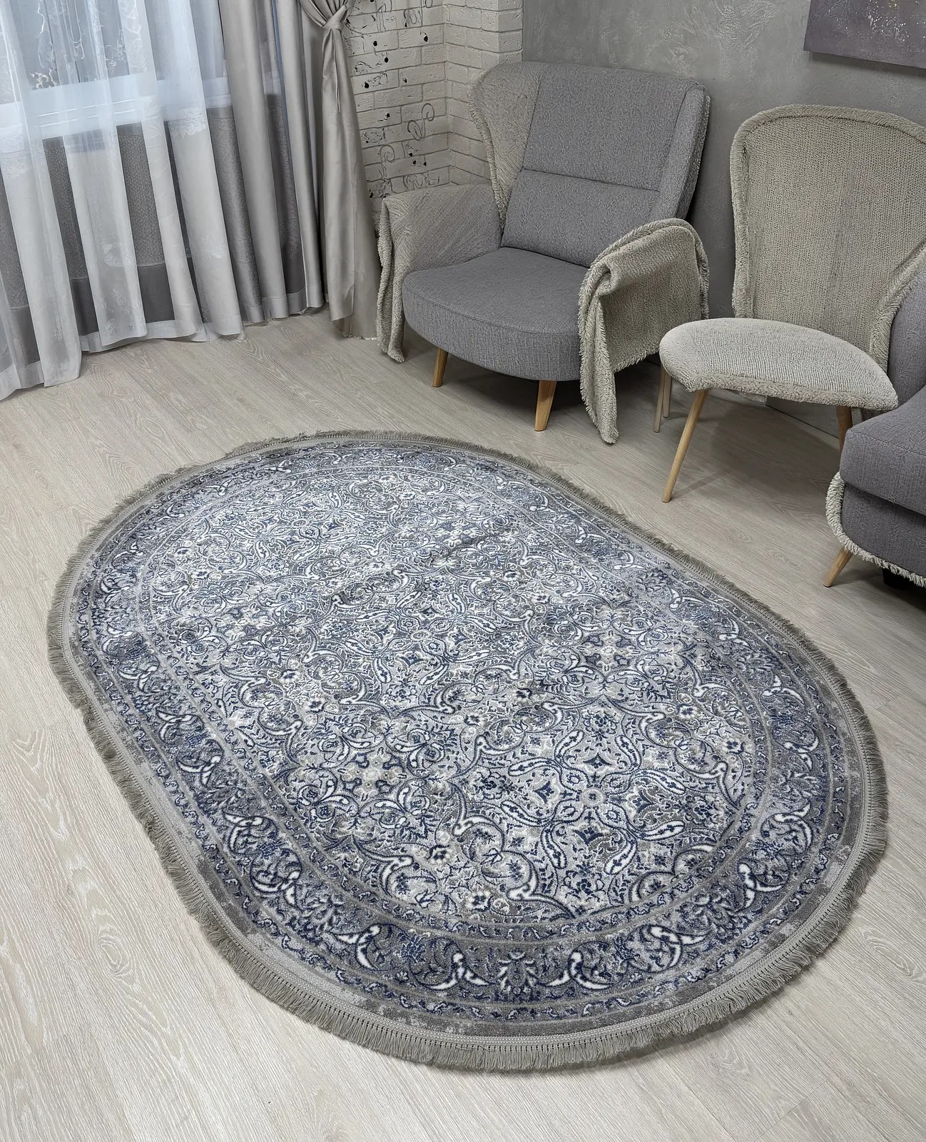 Килим з термоусадкою Aquila Mavi 2771A
