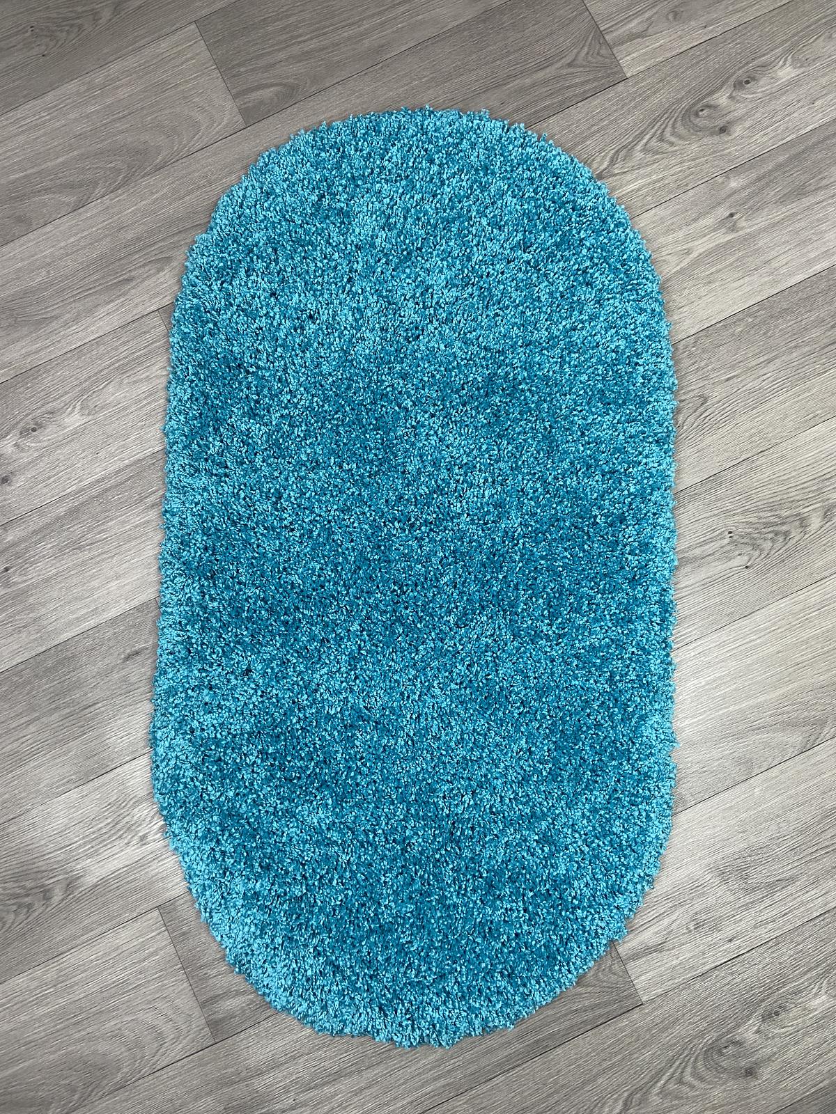 Пухнастий килим Plumis Lux BLUE 6365A