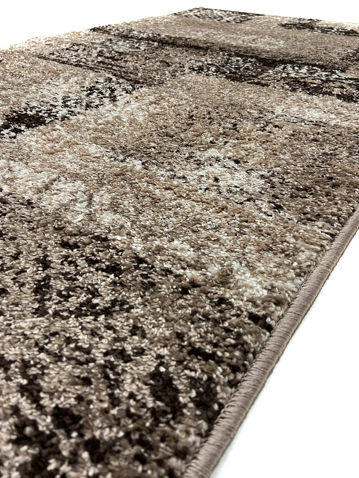 Килим фризе з невисоким ворсом Macio Beige 02588A