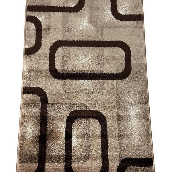 Килим фризе з невисоким ворсом Macio Beige 02574D