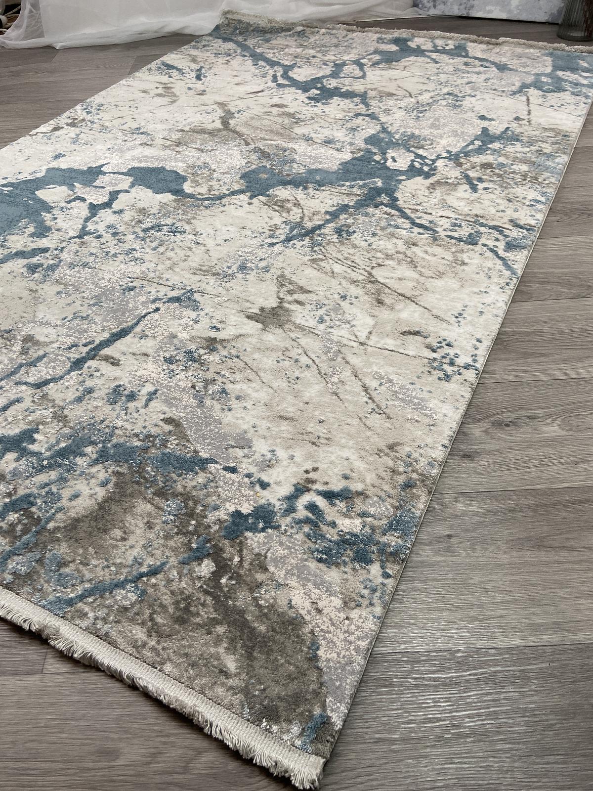 Сучасний килим Velura Art BLUE COKEN_A_GRI 2070