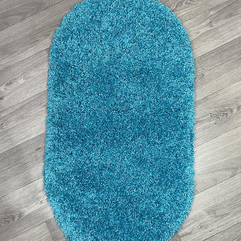 Пухнастий килим Plumis Lux BLUE 6365A
