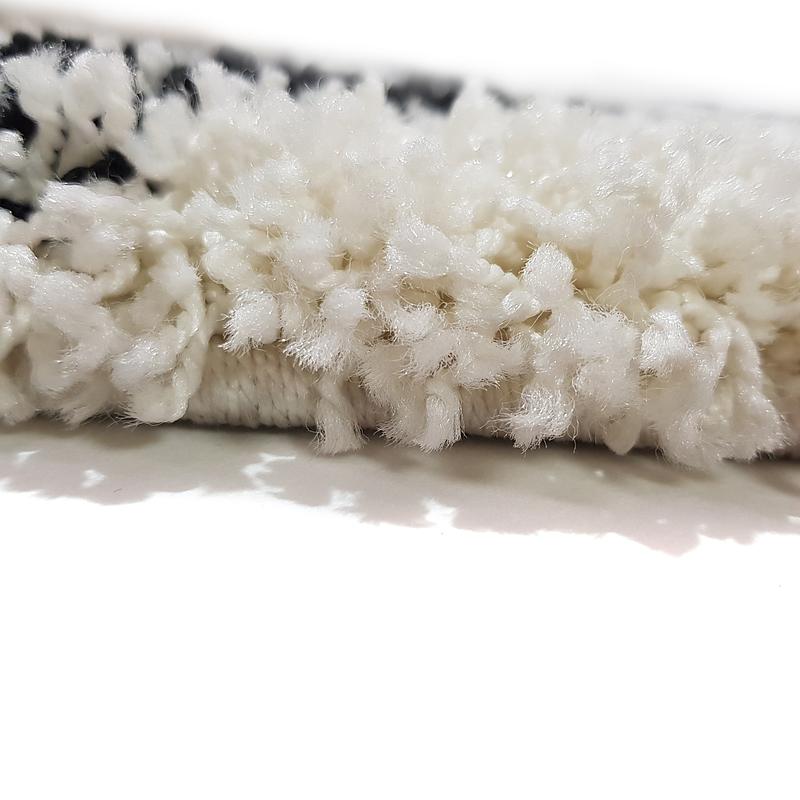 Пухнастий килим Plumis Lux WHITE 7368В