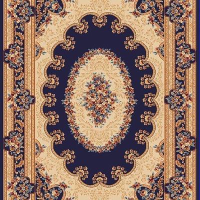 Килим хітсет з невисоким щільним ворсом Luxia NAVY 5889A