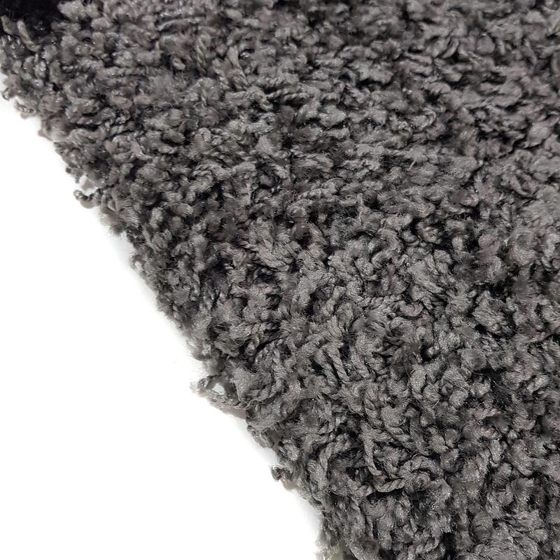Пухнастий килим Plumis Lux Gray 7368A