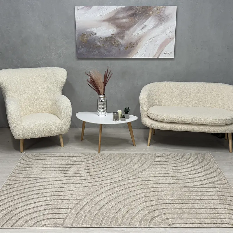 Килим у скандинавському стиле Filira Nord Бежевий 38025/202 BEIGE