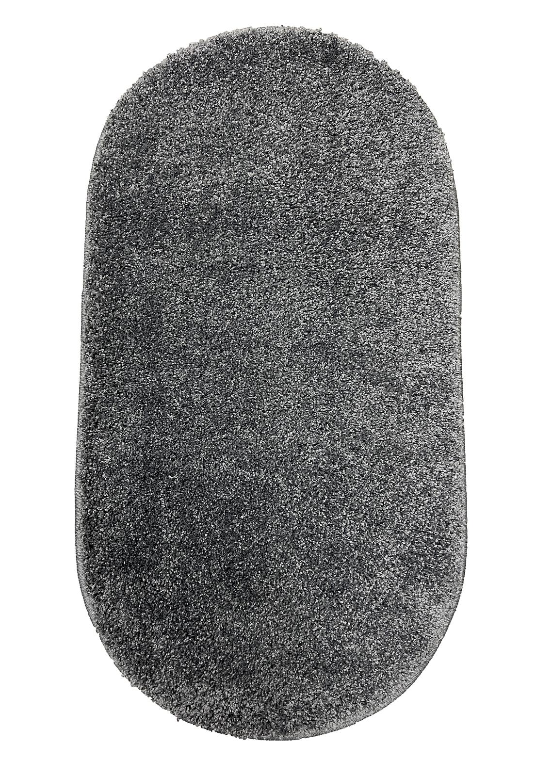 Пухнастий килим Plumeria dark gray 12500/60