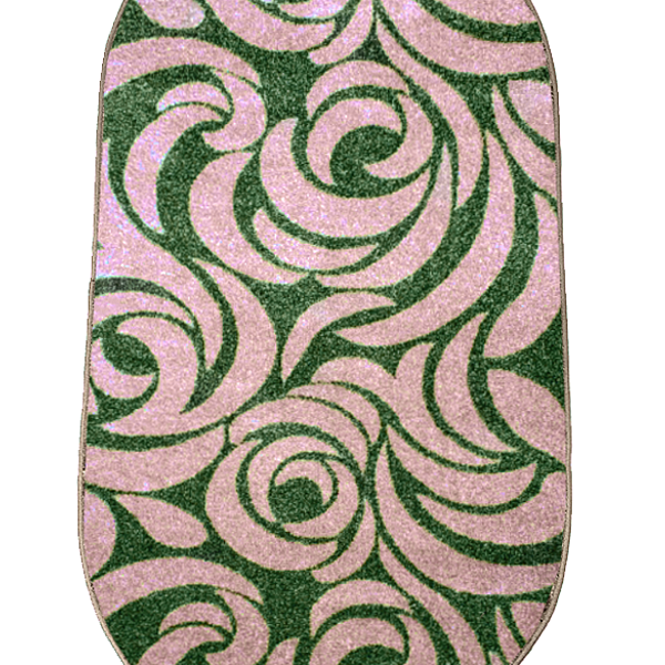 Килим фризе з невисоким ворсом Macio Beige\Green 02575A
