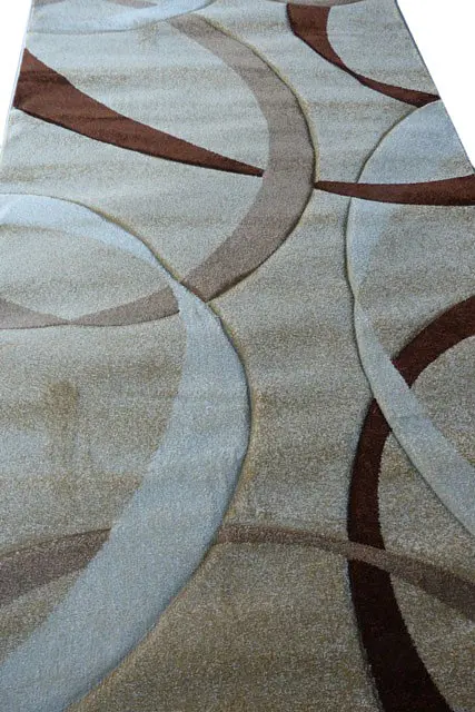 Килим з художньою стрижкою Curlex beige 2632A