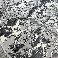 Килим з комбінованим ворсом и термоусадкой Glacia Gray 08148A
