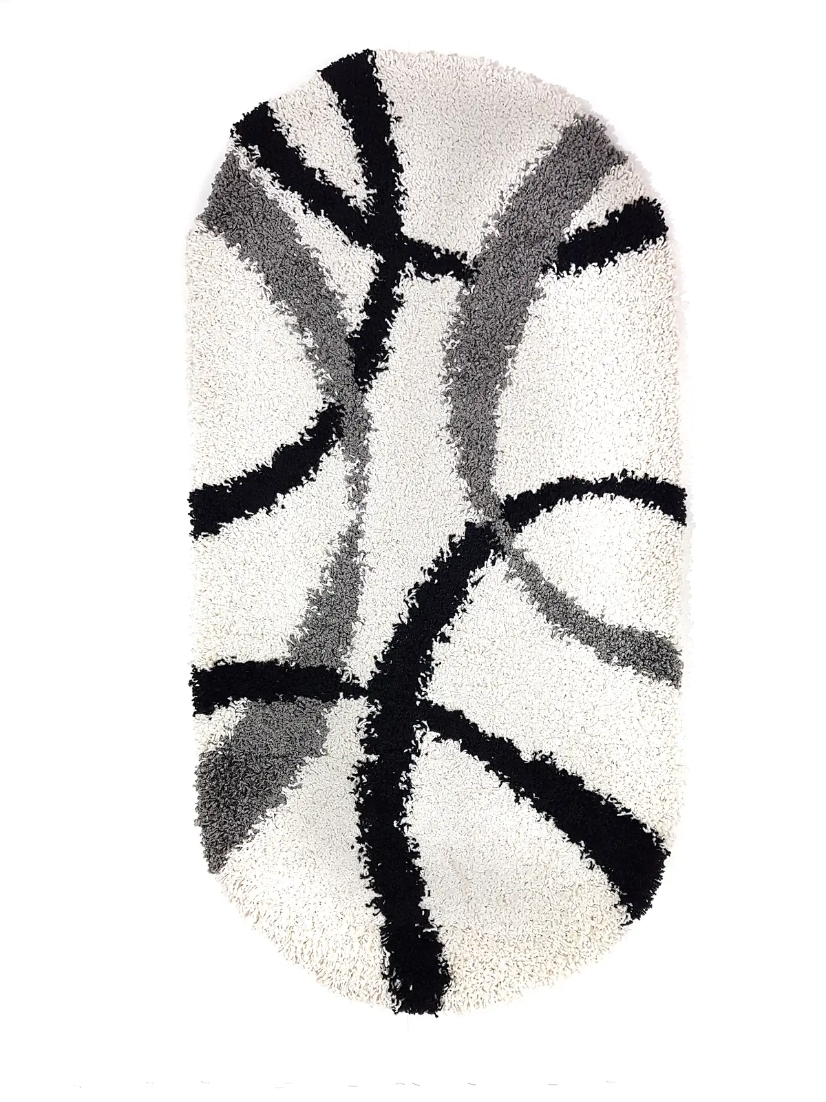 Пухнастий килим Plumis Lux WHITE 7368В