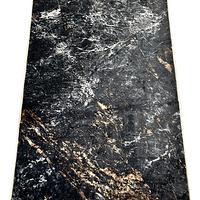 Універсальний килим на прогумованій основі Verda Stone чорний мармур чорний LX03
