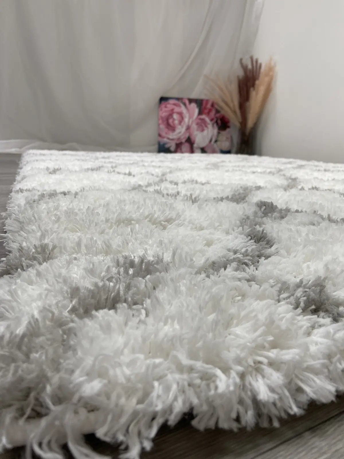 Пухнастий килим Quietis Cream P543A
