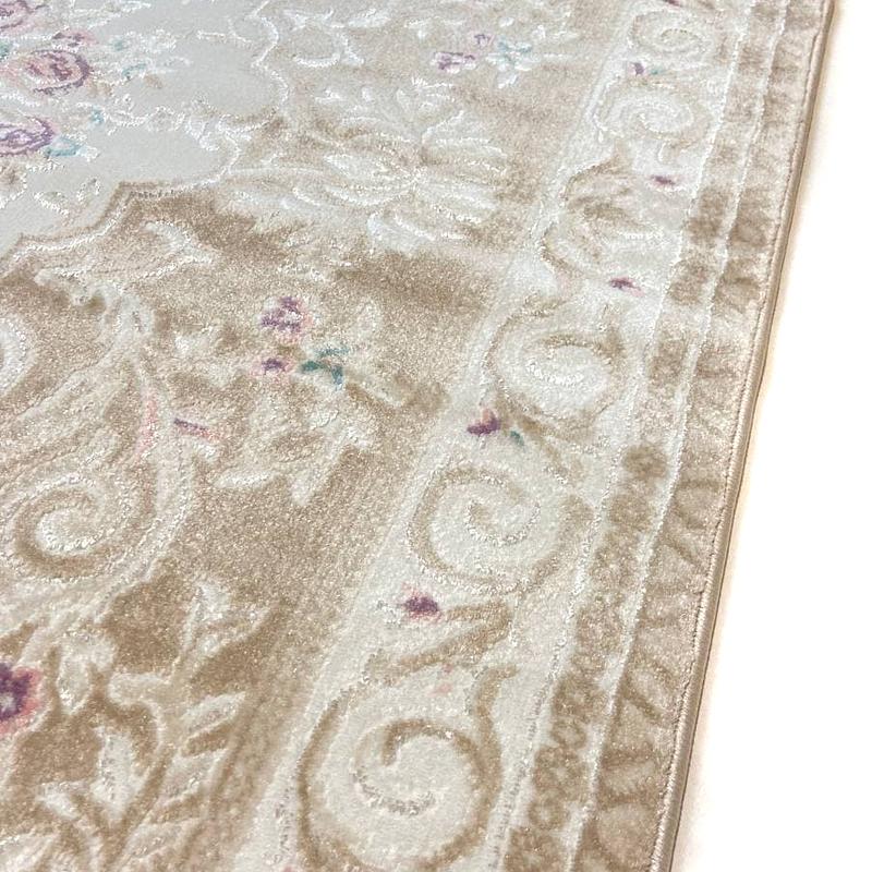 Класичний килим Flora Бежевий P659B