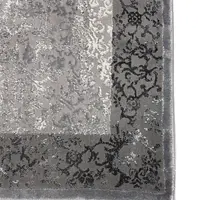 Килим з комбінованим ворсом и термоусадкой Glacia Gray 03977A