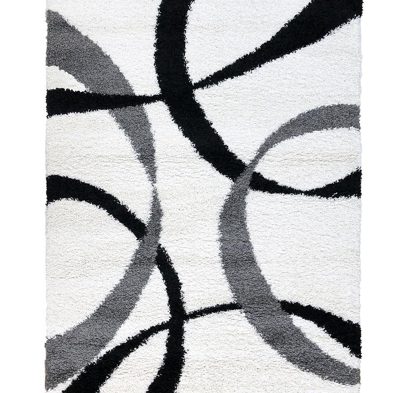 Пухнастий килим Plumis Lux WHITE 7368В