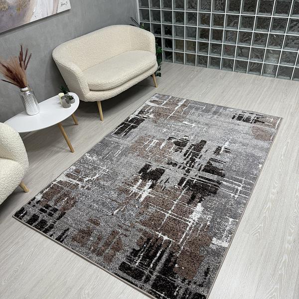 Килим з невисоким ворсом Mara сірий Gray 24037/123