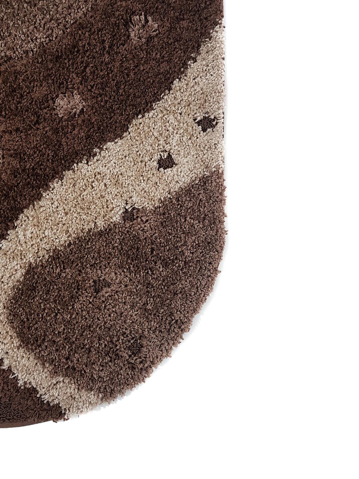 Пухнастий килим Vortax Plush Loop DARK BROWN 7641A